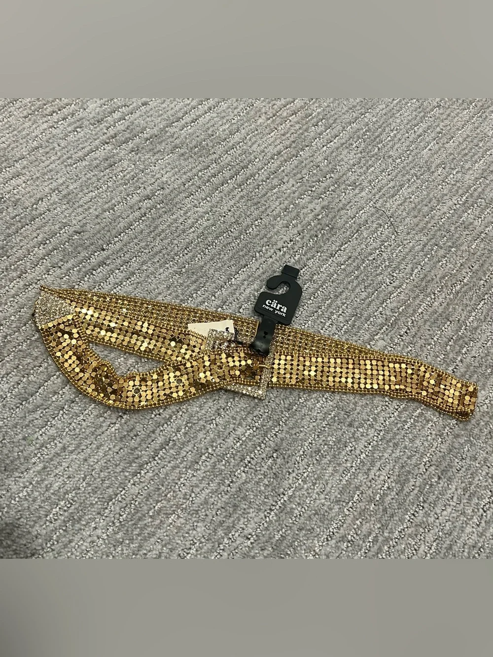 Cara New York vintage Gold Sequin Belt